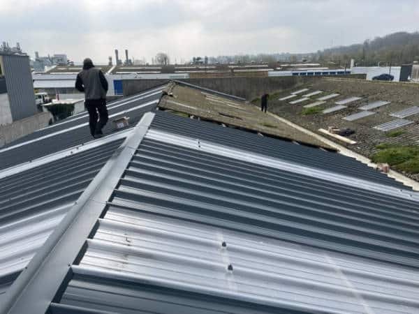 Toiture en Bac Acier 76